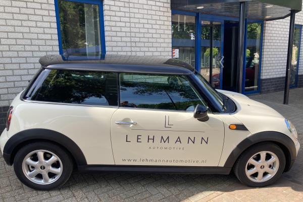 Nieuwe leenauto Mini